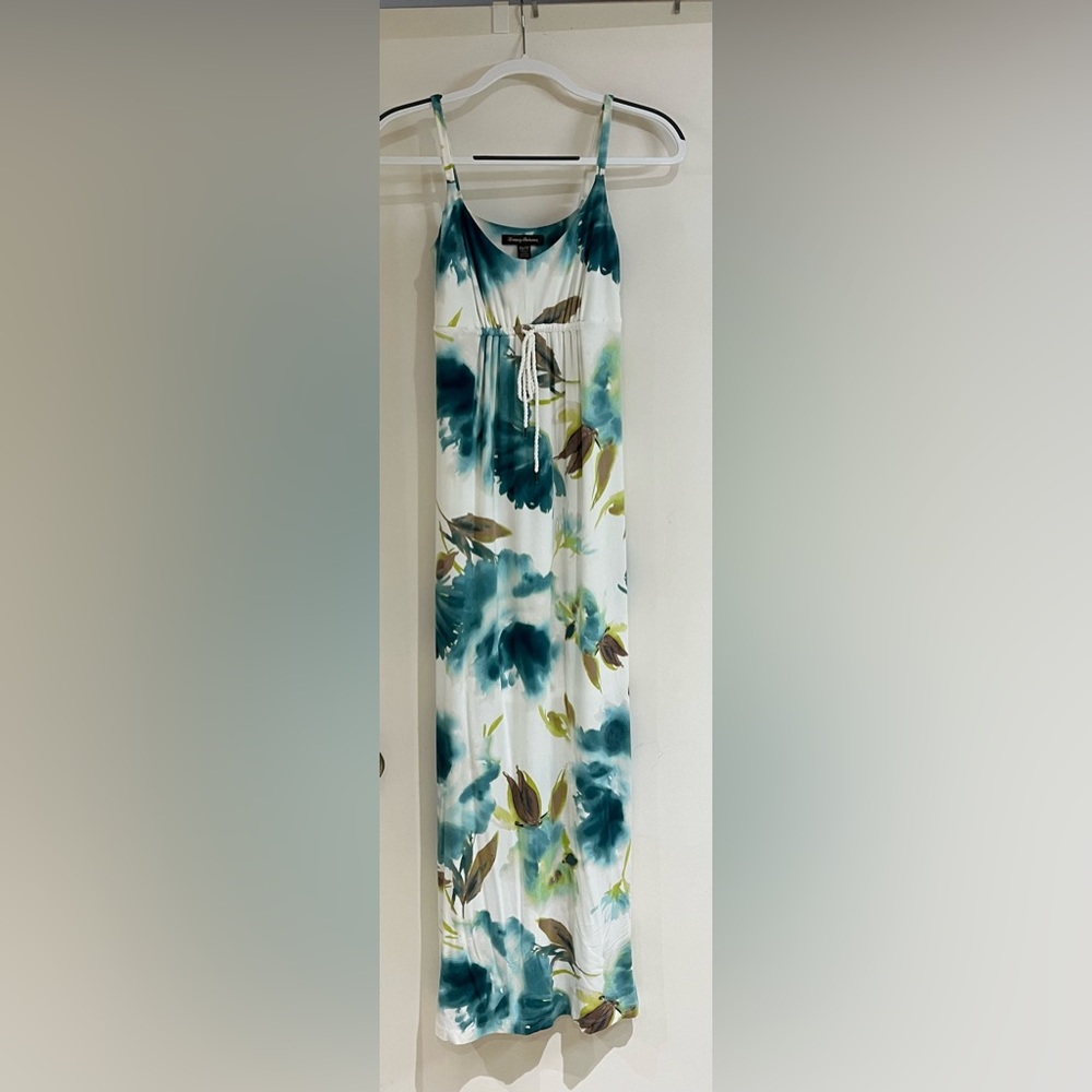 Tommy Bahama tropical maxi dress Size X Small with adjustable straps
